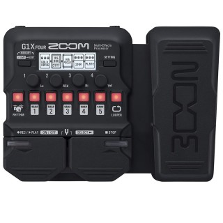 ZOOM G1X FOUR PEDAL...